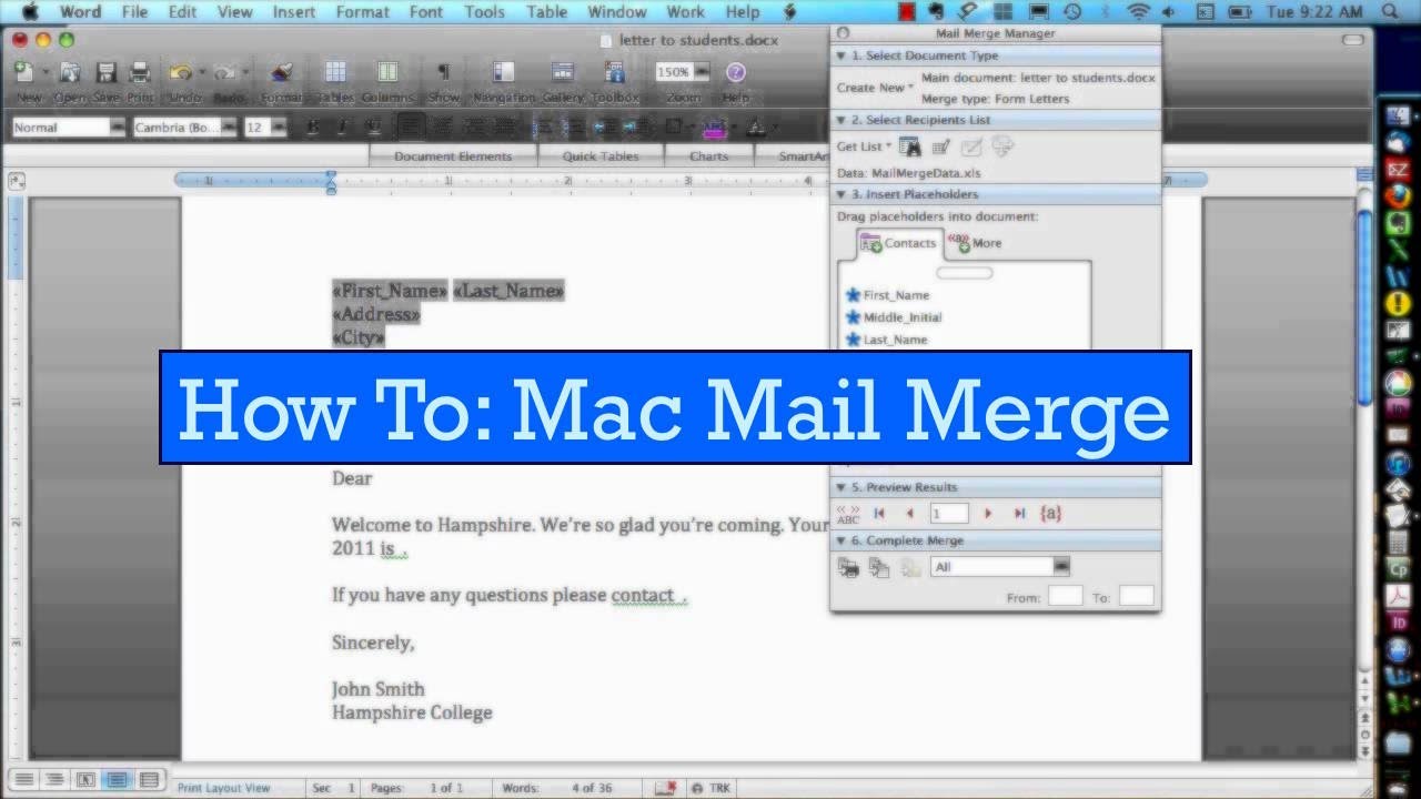 Mail merge word 2011 mac envelopes